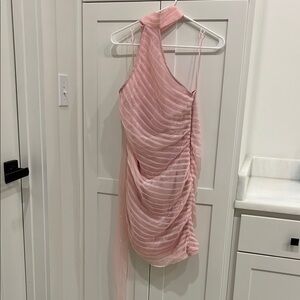 Ruched Mockneck Mini Dress from VICI